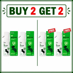 Rat & Mouse Repellent Spray – Keep Rodents Away from Car Garage & Home – OBS