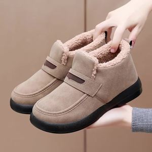 New Fashion Snow Boots with Fleece Lining and Thickened Cotton Boots for Women Video Account Cotton Shoes for Women