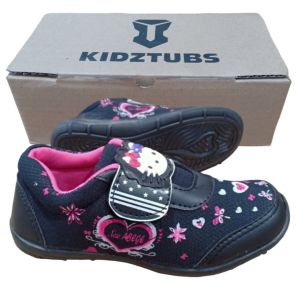 Sepatu Sekolah Anak Perempuan Cewek Karakter Kuda poniy Lucu Keren Cantik Warna Hitam Ping Tali Perekat Rekat Velcro Kecil Tanggung Umur Usia PAUD TK SD SMP SMA Kelas 1 2 3 4 5 6 7 8 9 0 Tahun-KIDZTUBS20307923