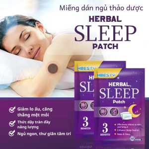 10 Miếng Dán Giúp Ngủ Ngon Kéo Dài Chất Lượng Giấc Ngủ Giảm Căng Thẳng và Mệt Mỏi