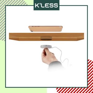 Wireless Fast Quick Charger 15W Hidden under Desktop and Table Furniture for Android or IOS Phone charger nir kabel 15w tersembunyi dibawah meja untuk Android atau IOS phone