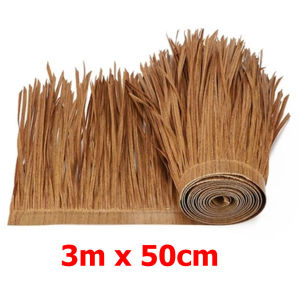 ส่งไวจากไทย2025The New ฟางปลอม ฟางเทียม หญ้าเทียม ขนาด50x300cm ฟางประดิษฐ์พลาสติก ตกแต่งจุดชมวิวลานหลังคา ทนทาน สําหรับสวน ระเบียง/ม้วนหญ้าเทียม ฟาร์มเห็ด หรือรีสอร์ท แต่งคาเฟ่ อายุยืนหญ้าพลาสติก