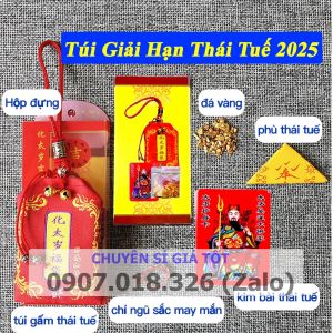 [SẴN HÀNG] Combo túi giải thái tuế 2025 -  TỴ - HỢI - DẦN THÂN