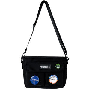 IELGY messenger bag mens japanese casual mobile phone bag simple light shoulder bag