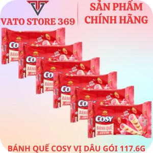 Bánh quế COSY vị dâu gói 117.6g