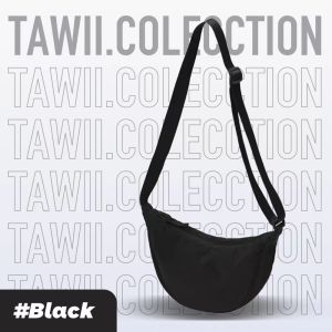 Tawii. Nylon bag Sports casual bag Cross body slingbag Thick water proof designed in Japan fashion  dumpring bag  travel bag