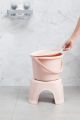 Xô chậu nhựa có nắp inochi cao cấp Notoro 11L 14L màu patsel đựng nước, gạo. 