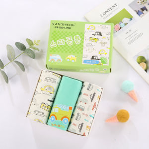 พร้อมส่งกางเกงบ็อกเซอร์เด็กลวดลายการ์ตูน.ผ้าฝ้ายบริสุทธิ์1กล่อง3ตัวกางเกงบ็อกเซอร์เด็กชาย