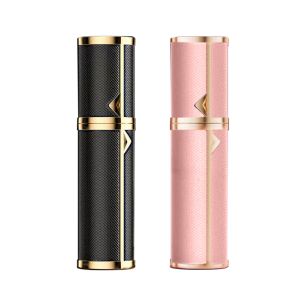 5ml Real Leather Spray Bottle High-end Bottom Filling Perfume Bottles Portable Fragrance Atomizer Cologne Sub-Bottle 分装瓶