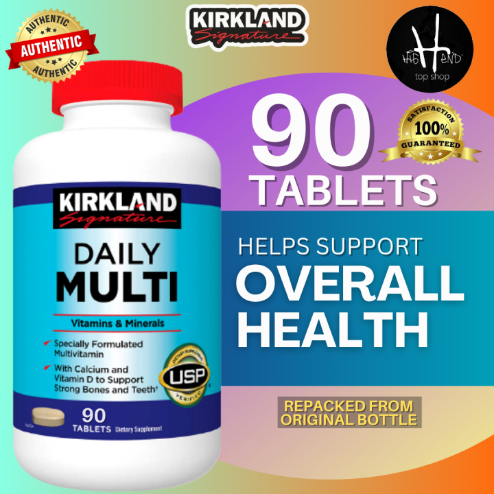 90 Tablets Kirkland Signature Daily Multivitamins AUTHENTIC Lazada PH