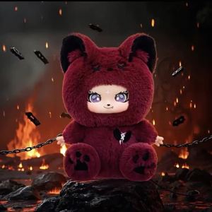 Cool Werewolf Vinyl Plush Toy Doll Backpack Pendant Doll Doll Children Boys Girls Birthday Gift