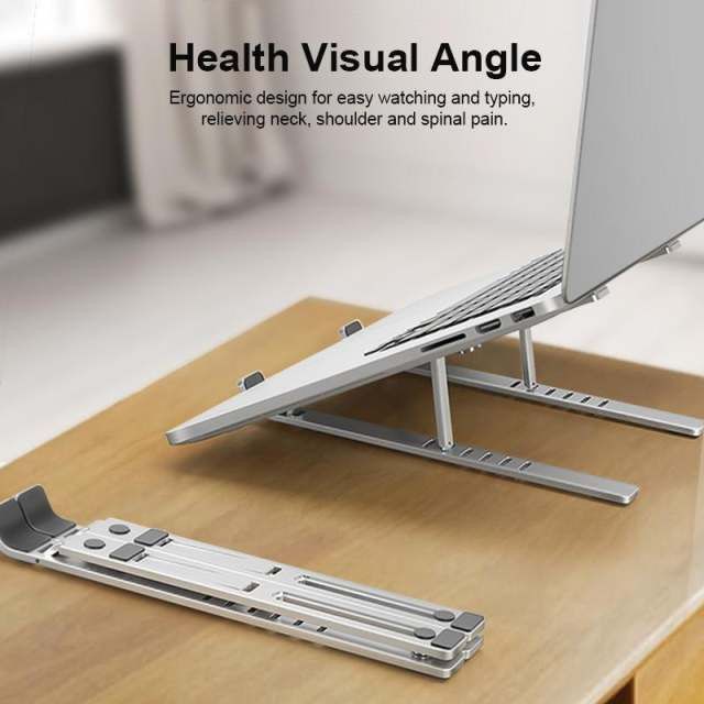 aluminum alloy creative laptop stand ขาตั้งอลูมิเนียม สําหรับวางไอแพด