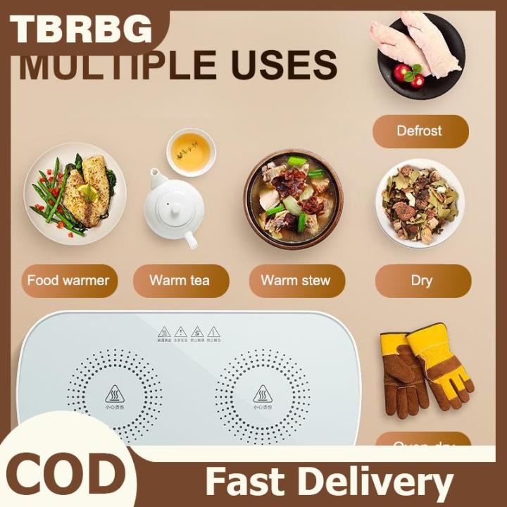 TBRBG Khay hâm nóng thức ăn bằng điện-Nhiệt độ không đổi, tấm gia nhiệt ...