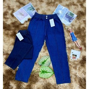 Quần jean dài lưng thun jean giấy lụa ỐNG NHỎ chích ly có 2 màu đậm và nhạt [ Shop 2 ]