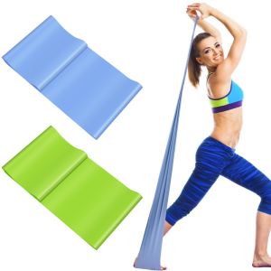 1PC Resistance BandsProfessional Long Non-Latex Elastic Stretch BandsExercise Bands for Physical Therapy Yoga Pilates Rehab at-Home or The Gym Workouts Strength Training