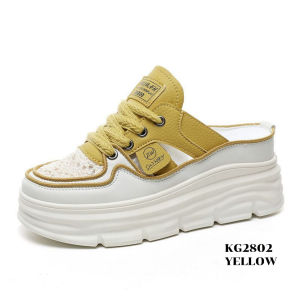 Sepatu Sneakers Wedges Slop Import Fashion Korea KG2802