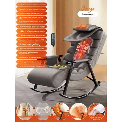 Massage Chair For Home Use Full Body Elderly Small Folding Sofa Neck Waist Back Kneading Electric Rocking Chair