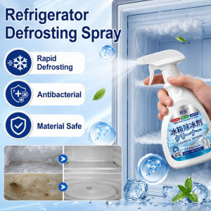 ❄️ Fast-Acting Freezer Defrost Spray / Home Appliance Cleaner / Powerful Ice Remover for Kitchen / Safe Material / Multi-Purpose Solution for Home Refrigerators