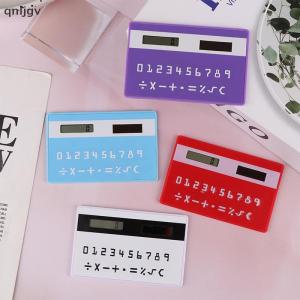 🔥🔥🔥qnljgv Solar 8 Digit Calculator Student Mini Calculator Portable Slim Calculator Stationery Math Toys School Electronics Calculator