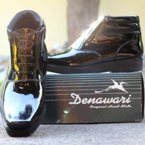Sepatu pdh tinggi flat pdh sol tebal denawari