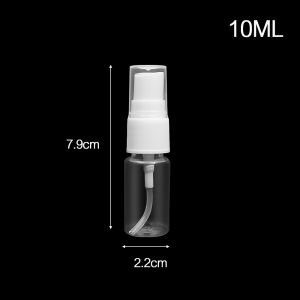 10ml Roller-Ball Spray Bottle Double-Headed Brown Clear Perfume Dispensing Bottle Portable Cosmetic Glass Bottle 2024