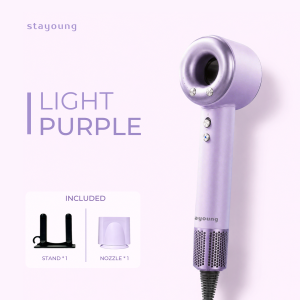 【New Arrival】STAYOUNG High-Speed Hair Dryer H1 Plus Blows fast stykes smart3 heat modessave time to daily hair careLight designheat protection