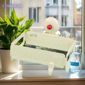 YINGRAN3 Hút cup gấp Thùng rác Túi chủ treo tường hộ gia đình tủ nhựa túi móc áo nhà bếp phòng tắm thùng rác lưu trữ giá