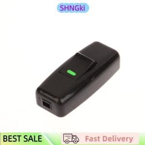 SHNGki 1 5PCS Classic Black Inline On Off Table Lamp Switches Home Light Boat Shape Switch Wires Cable Switches Electrical Accessories