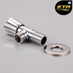 ทองเหลืองแท้#วาล์วอเนกประสงค์/วาล์วใต้อ่าง2ทาง อายุการใช้งานยาวนาน ไม่ขึ้นสนิม แถมฟรี!เทปพันเกลียว