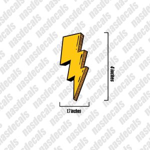 Thunder Sticker for Motorcycle Stickers Waterproof Decals for Motor The Flash Logo Decal