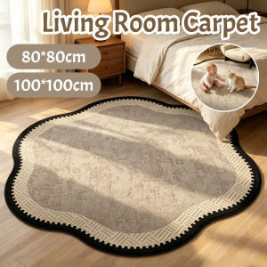 Living Room Carpet Nonslip Bedroom Floor Mat Stain Resistant Crystal Velvet Carpet Home Decor
