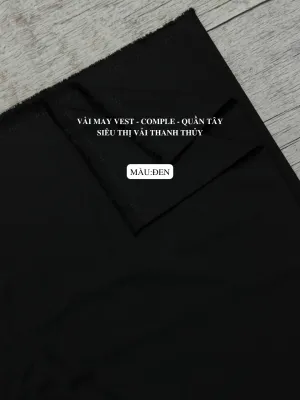 VẢI MAY VEST - COMPLE - QUẦN TÂY NAM - CÓ CHẤT THUN CO GIẢN NHẸ