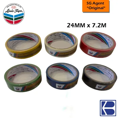 [Louis Adhesive Tapes] Louis Cloth Tapes (7 Colours!) 24MM/36MM/48MM Width **ORIGINAL**(SG Agent)