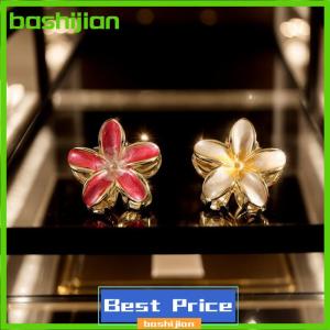 bashijian Gradient Alloy Oil Dropping Lily Flower Hair Clip Versatile Hair Accessory For Summer Beach Vocation Headwear Cute Hair Accessories For Girl