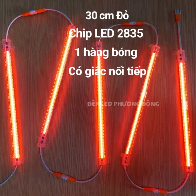 Đèn LED thanh 30cm 1 hàng bóng 2835 220V