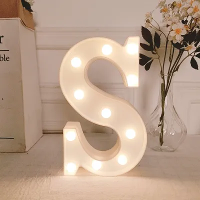 LED Fairy Lights Birthday Valentines Anniversary Party Decoration Stand Letter Name Backdrop Design