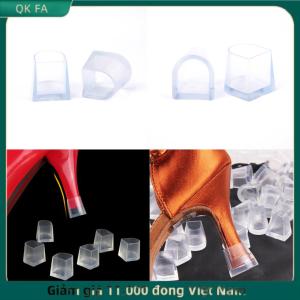 QK FA ✨ 1 cặp rõ ràng đám cưới cao gót giày bảo vệ Stiletto Bìa stoppers