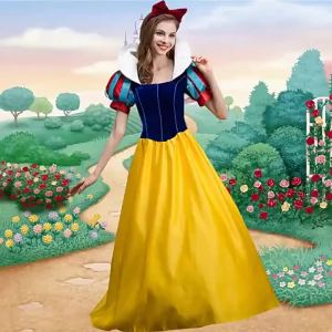 Autumn new collection: Halloween Snow White dress dress costume for stage performances