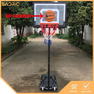 Eadric Outdoor Basketball Ring Backboard with stand Movable Height-adjustable Basketball Hoop Set For Kids Adults and Teenagers