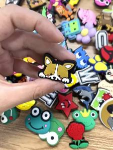 Hot Sale Crocs shoe accessories diy Shoe accessories PVC Recommended soft rubber shoe buckles and shoe decorations