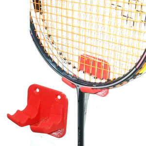 EB Badminton Racket Wall Mounted Hanger Display Holder Wall Hook Storage Dual Holder 3D Printed