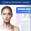 Mama Beauty Reduced Glutathione with Algatrium Anti-wrinkle Anti-aging Glutathione Capsules with Collagen Whitening Capsule Sunblock Skin Glowing 60Pills. 