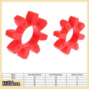 [Hilldora] GR-14 19 24 28 38 42mm khoan 12 21 27 35 43 52mm OD Urethane trục khớp nối Coupler Spider chèn mở trung tâm