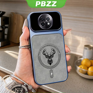 PBZZ Case for realme 13 14 15 pro plus 15t 13 pro + 5g phone casing anxiety Softcase Silicone shockproof Cover new design aesthetic cute silvery Cartoon of animal elk for women JSQML4