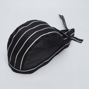 Pomely[COD&Local] Men Women Mesh Patchwork Chef Restaurant Kitchen Cooking Work Wear Hats Beret Hotel Cafe Waiter Breathable Cap