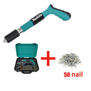 Makita Japan Concrete Nail Gun Kit 300Pcs Nails 5 Speed Steel Portable Nail Gun for Brick Wall Fast Fixs