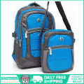 Budgetstoreph HP 2 in 1 backpack bag with free pouch with laptop compartment bagpack on sale for men and women unisenx on sale today korean fashion. 