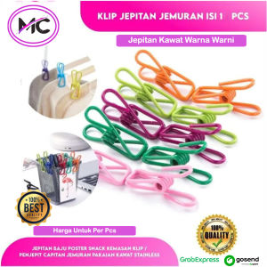 Klip Jepitan Jemuran Besi Serbaguna Clip Jepit Jemuran Baju Pakaian Kawat Multifungsi