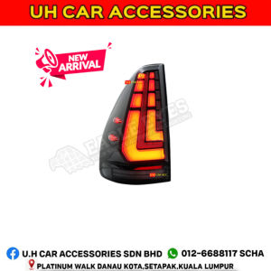 TOYOTA LAND CRUISER PRADO FJ120 LED WITH WELCOME LIGHT + SEQUENTIAL SIGNAL TAILLAMP 03-09