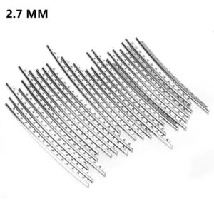 24pcs 2.2-2.9mm white copper wire for electric guitar Aksesori gitar elektrik wayar tembaga putih